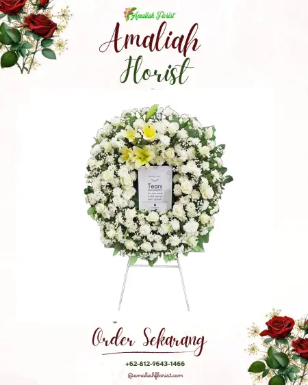 Krans Bunga Duka grand heaven